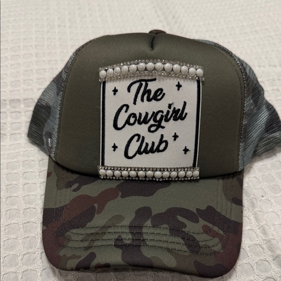Accessories - Camouflage Trucker Hat with 'The Cowgirl Club' Patch
